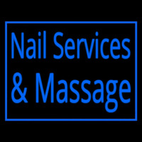 Nail Services And Massage Neonreclame