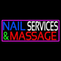 Nail Services And Massage Neonreclame