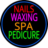 Nails Wa ing Spa Pedicure Neonreclame