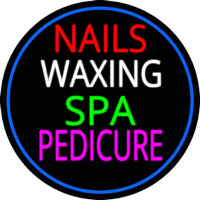 Nails Wa ing Spa Pedicure Neonreclame