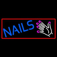 Nails With Hand Logo Neonreclame