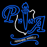 National Society of Pershing Angels Inc Logo Neonreclame