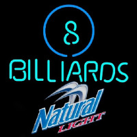 Natural Light Ball Billiards Pool Beer Sign Neonreclame