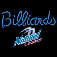 Natural Light Billiards Te t Pool Beer Sign Neonreclame