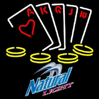 Natural Light Poker Ace Series Beer Sign Neonreclame