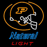 Natural Light Purdue University Boilermakers Helmet Beer Sign Neonreclame
