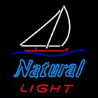 Natural Light Sailboat Neonreclame