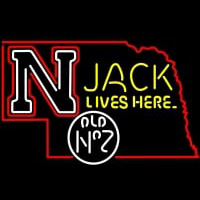 Nebraska Jack Lives Here Neonreclame