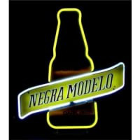 Negra Modelo Dark Beer Bottle Neonreclame