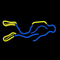Neon Scuba Diver Neonreclame