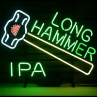 New Redhook Long Hammer Ipa Bier Neon Bier Bar Pub Bord