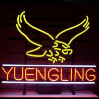 New Yuengling Lager Eagle Bier Neon Glas Bier Bar Pub Bord