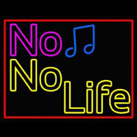 No Life No Music  Neonreclame