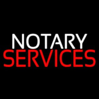Notary Services Open Neonreclame
