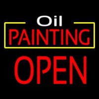 Oil Painting Block Open Neonreclame