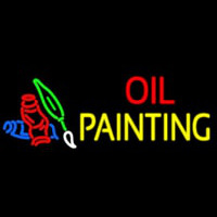 Oil Painting With Logo Neonreclame