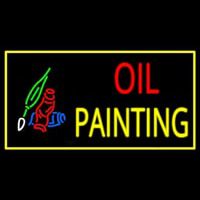 Oil Painting With Logo With Border Neonreclame