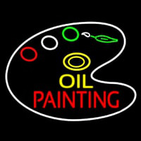 Oil Painting With Palate Neonreclame