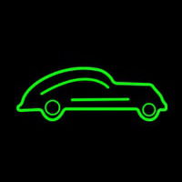 Old Green Car Neonreclame