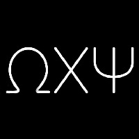 Omega Chi Psi Neonreclame