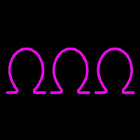 Omega Omega Omega Neonreclame