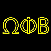 Omega Phi Beta Neonreclame