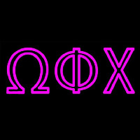 Omega Phi Chi Neonreclame