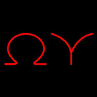 Omega Upsilon Neonreclame