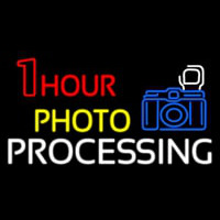 One Hour Photo Processing With Logo Neonreclame