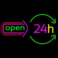 Open 24 Hours Neonreclame