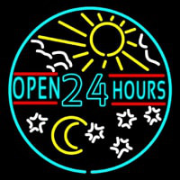 Open 24 Hours Neonreclame