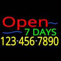 Open 7 Days Neonreclame