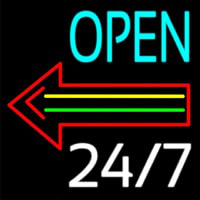 Open Arrow Neonreclame