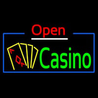 Open Casino With Cards Neonreclame