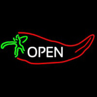 Open Chili Neonreclame