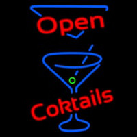 Open Cocktails Neonreclame