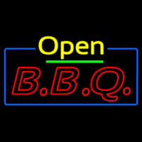 Open Double Stroke Bbq Neonreclame