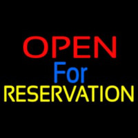 Open For Reservation 1 Neonreclame