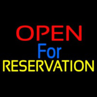 Open For Reservation 1 Neonreclame