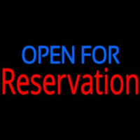 Open For Reservation Neonreclame