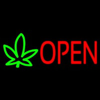 Open Leaf Logo Neonreclame