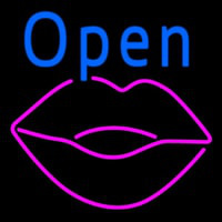 Open Lip Neonreclame