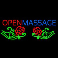 Open Massage Neonreclame
