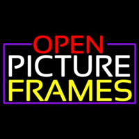 Open Picture Frames With Purple Border Neonreclame