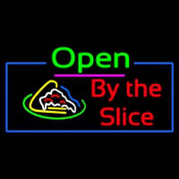 Open Pizza By The Slice Neonreclame