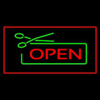 Open Rectangle Red Neonreclame