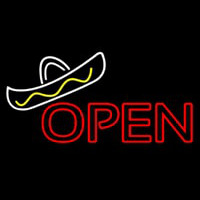 Open Sombrero Neonreclame