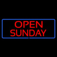 Open Sunday Neonreclame
