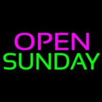 Open Sunday Neonreclame