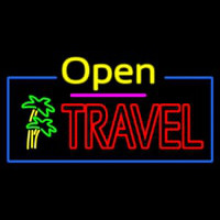 Open Travel Neonreclame